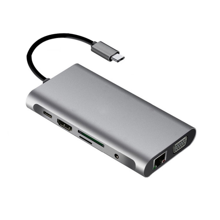 10 in 1 Type-C Multi-Function Docking Station PD Fast Charging HUB - free shipping - PMC Jewellery - Order now!