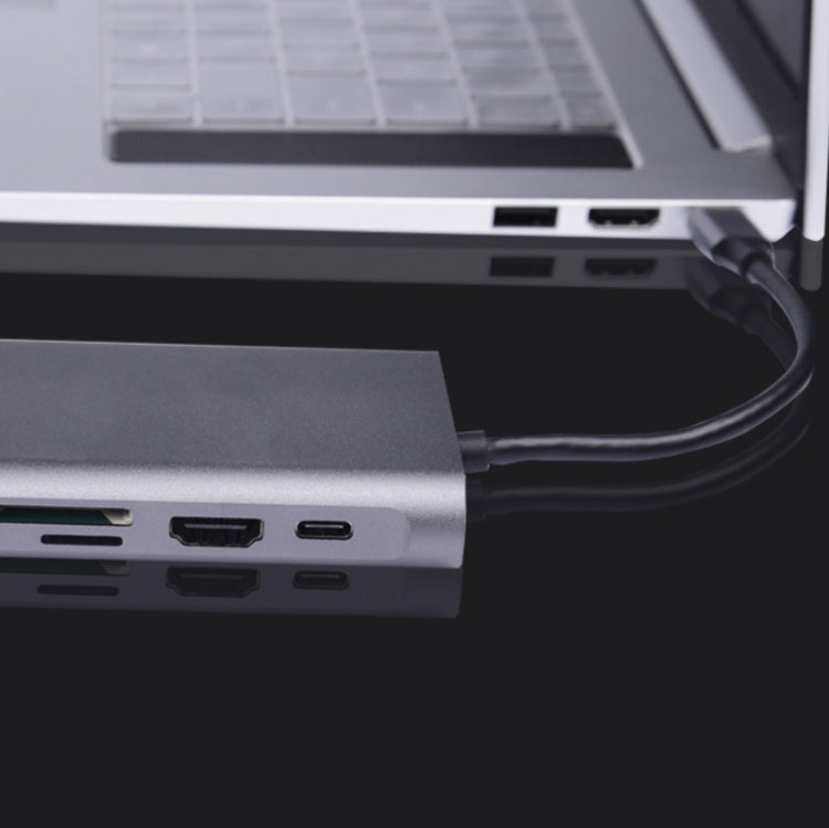 10 in 1 Type-C Multi-Function Docking Station PD Fast Charging HUB - free shipping - PMC Jewellery - Order now!