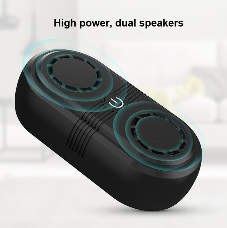 BG307 Ultrasonic Mole Repellent Mosquito Repellent Household Indoor Double Horn Electronic Insect Repellent, Plug Type: EU Plug 220V(Black)