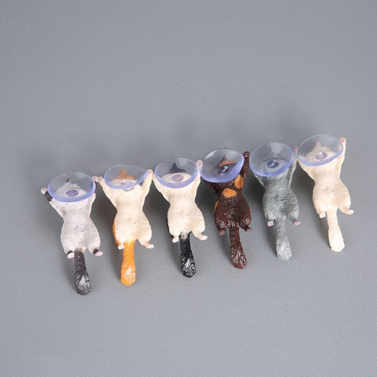 60 PCS Sucker Design Cute Cat Smartphone Holder(White)