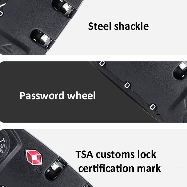 TSA007 Customs Lock Luggage Code Lock - Padlocks by PMC Jewellery | Online Shopping South Africa | PMC Jewellery | Buy Now Pay Later Mobicred