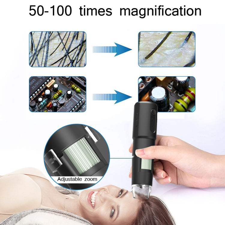 WIFI Electron Microscope USB Digital Magnifying Glass - free shipping - PMC Jewellery - Order now!