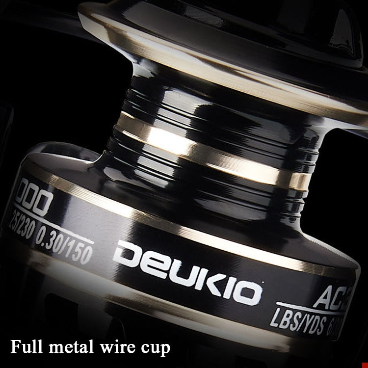 DEUKIO Fishing Wheel AC Sea Otter Fishing Supplies With All Metal Rocker, Specification: AC7000 - Fishing Reels by DEUKIO | Online Shopping South Africa | PMC Jewellery | Buy Now Pay Later Mobicred