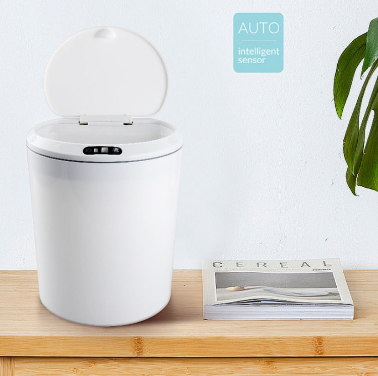 EXPED SMART Desktop Smart Induction Electric Storage Box Car Office Trash Can, Specification: 3L Battery Version (White) - free shipping - PMC TechLife - Order now!