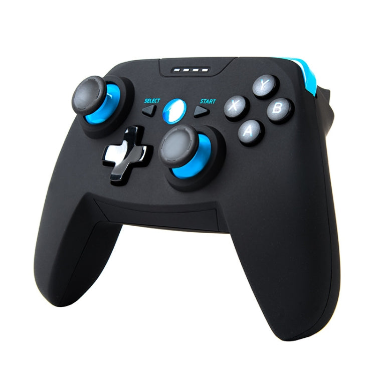 CX-X1 2.4GHz + Bluetooth 4.0 Wireless Game Controller Handle For Android / iOS / PC / PS3 Single Handle (Blue)
