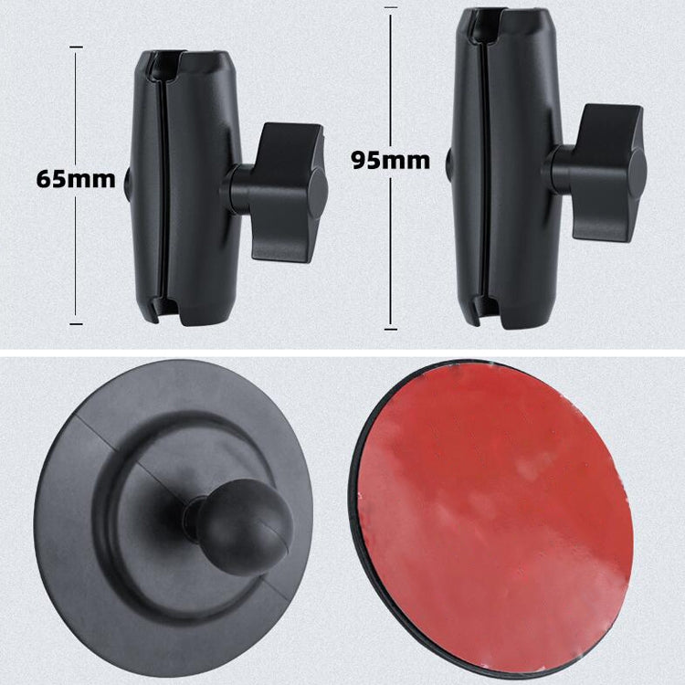 Curved Adhesive Car Instrument Table Bracket Car Mobile Phone Bracket Plastic Clamp Arm Style: Small 4 Claw