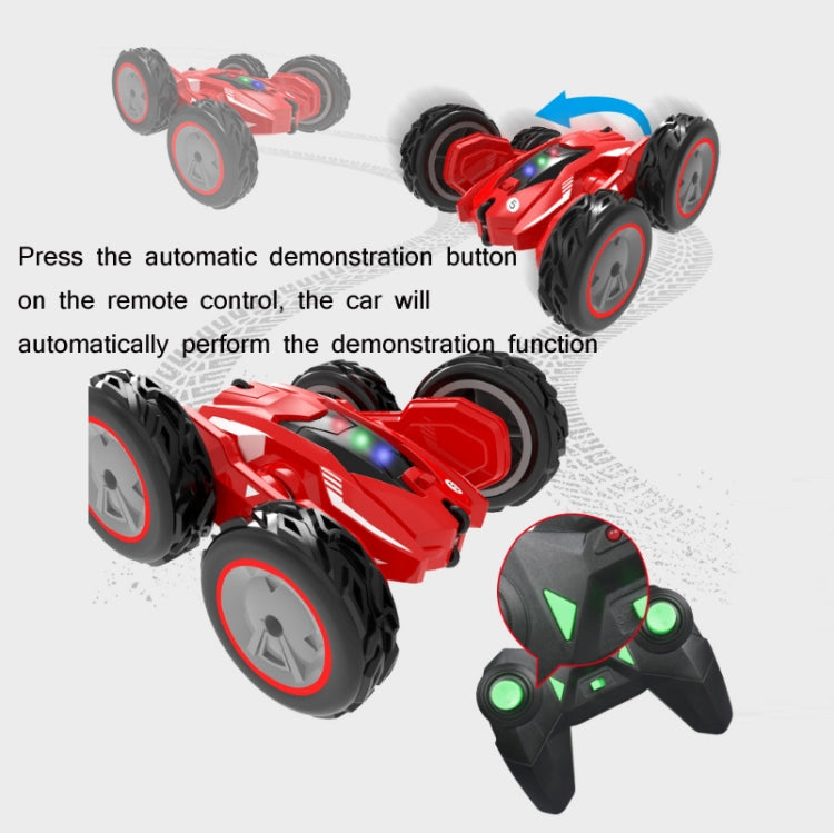Stunt Deformation High-Speed Electric Remote Control Car Double-Sided Off-Road Tumbling And Twisting Toy Car(Red) - free shipping - PMC Jewellery - Order now!