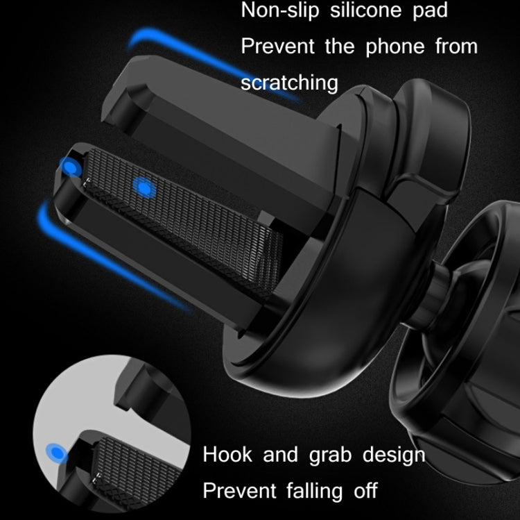 Multifunctional Mobile Phone Holder With Car Air Outlet Car Navigation Support Frame(Pleasant Red)