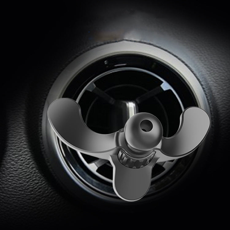 3 PCS A-004 Car Mobile Phone Bracket Air Outlet Hook Accessories(Black) - Car Holders by PMC TechLife | Online Shopping South Africa | PMC TechLife