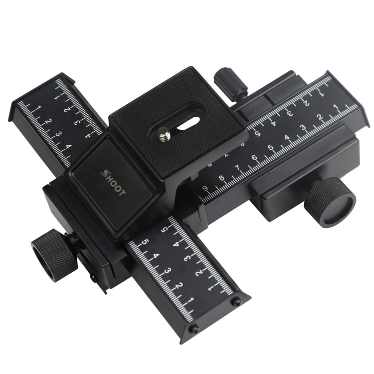 Shoot 4-Way Macro Focusing Focus Rail Slider / Close-Up Shooting Rail Slider - Camera Slider by Shoot | Online Shopping South Africa | PMC Jewellery | Buy Now Pay Later Mobicred
