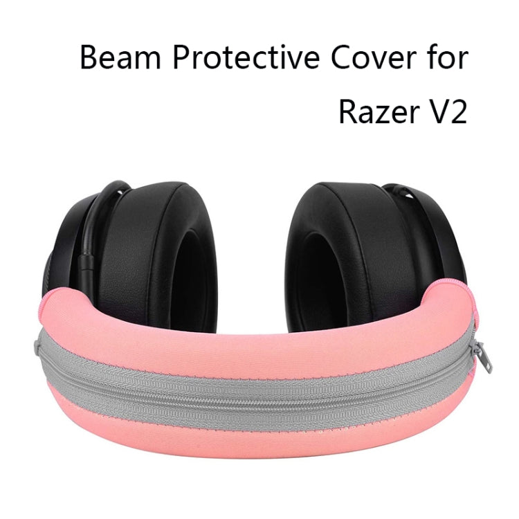 2 PCS Headset Sponge Case For Razer BlackShark V2/V2X/V2SE, Colour: Ellipse Lambskin(Gray Paper Grary Net) - Earmuff & Pad by PMC TechLife | Online Shopping South Africa | PMC TechLife