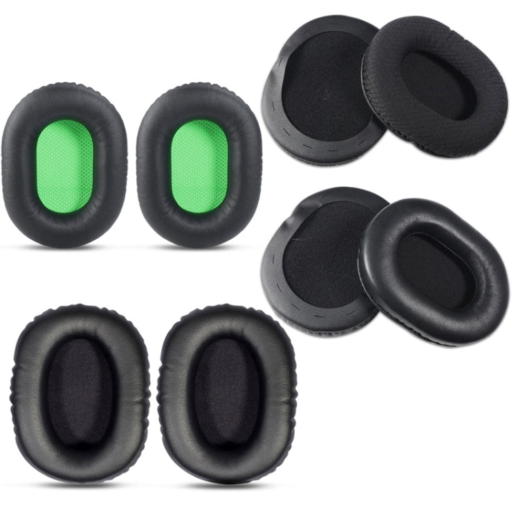 2 PCS Headset Sponge Cover For Razer V2, Colour: Black Skin Green Net - Earmuff & Pad by PMC TechLife | Online Shopping South Africa | PMC TechLife