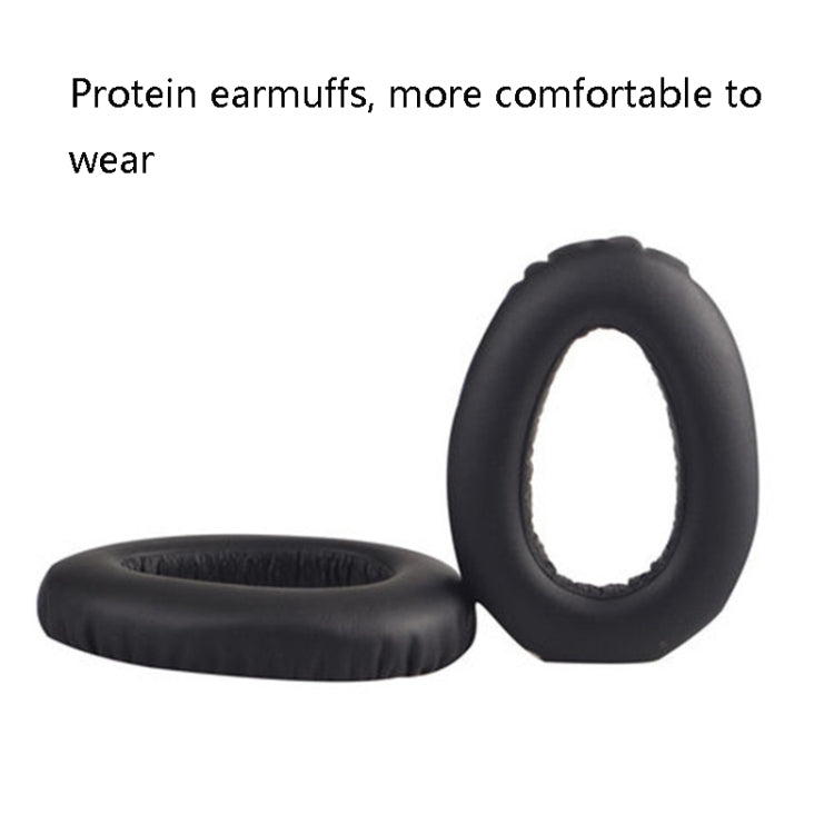 1 Pairs Headphones Sponge Cover Headphone Accessories For Sennheiser PXC550/MB660(Black)