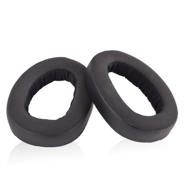 1 Pair Headset Sponge Cover Earmuffs For Sennheiser GSP600 / GSP670 / GSP500 / GSP550 / GSA60(Black)