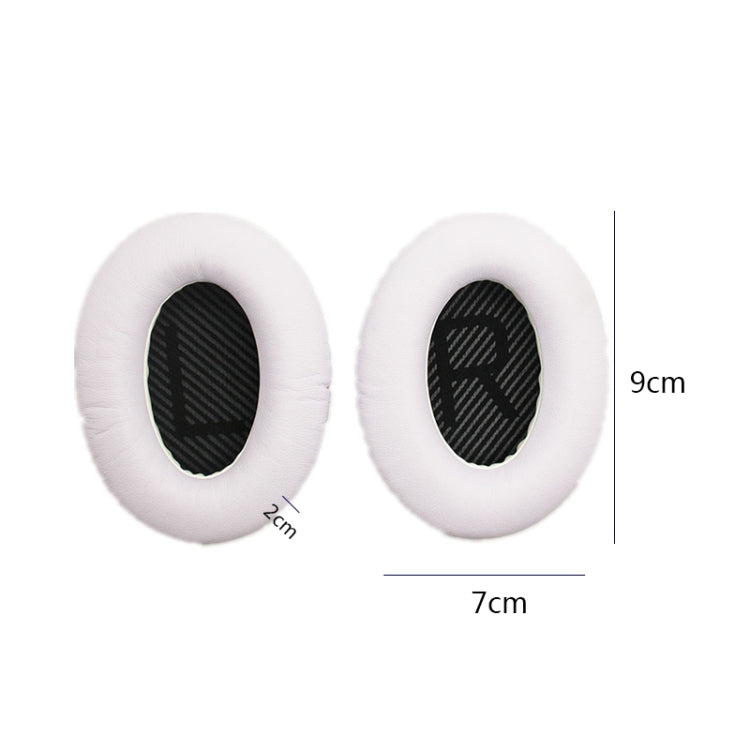 2 PCS Headset Sponge Cover For BOSE QC15 / QC3 / QC2 / QC25 / AE2 / AE2i(Coffee + Gray)