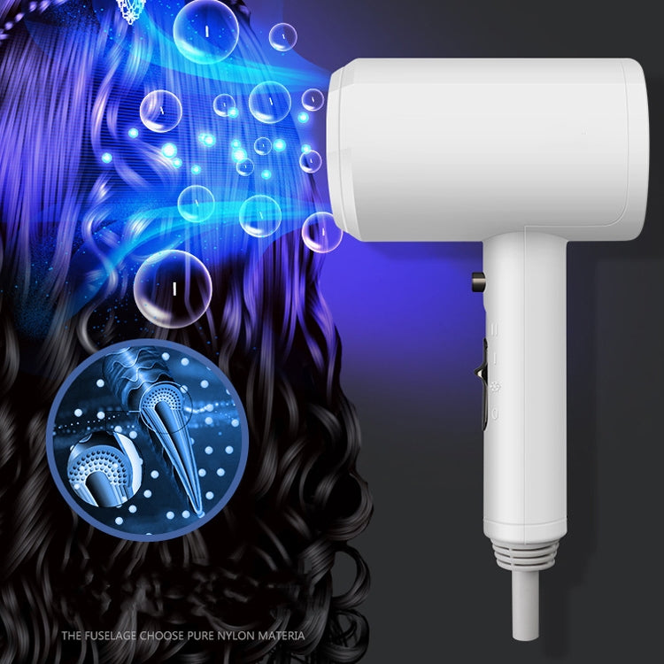 Hotel Hair Dryer Wall Mount High Power Hair Dryer Household Hair Cylinder Dryer, CN Plug(Hotel Hairdryer White)