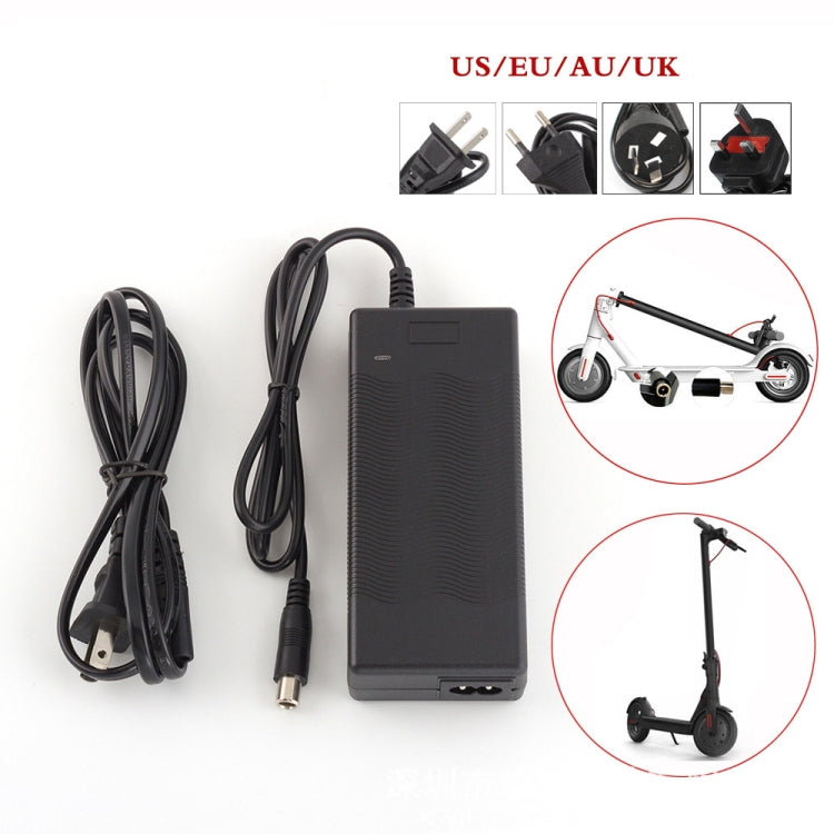 THGX-4202 42V / 2A DC 5.5mm Charging Port Universal Electric Scooter Power Adapter Lithium Battery Charger for Xiaomi Mijia M365 & Ninebot ES2 / ES4, EU Plug