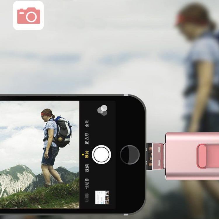 64GB SH02 USB 3.0 + 8 Pin + Mirco USB + Type-C 4 In 1 Mobile Computer U-Disk With OTG Function(Silver) - free shipping - PMC TechLife - Order now!