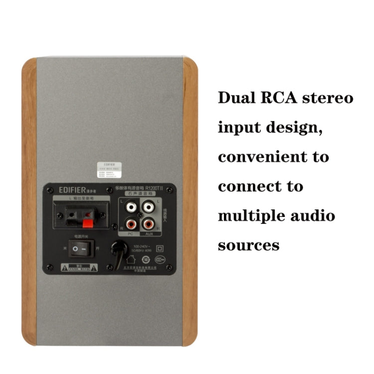 Edifier R1200TII Computer Wooden Audio Notebook Subwoofer, US Plug(Wood Grain) - free shipping - PMC Jewellery - Order now!