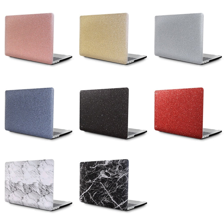 For MacBook Air 13 A1932 / A2179 / A2337 Plane PC Laptop Protective Case (Pure Black)
