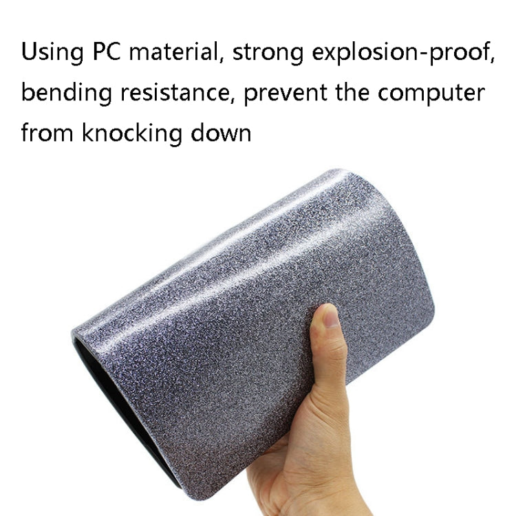 For MacBook Air 13 A1932 / A2179 / A2337 Plane PC Laptop Protective Case (Pure Black)