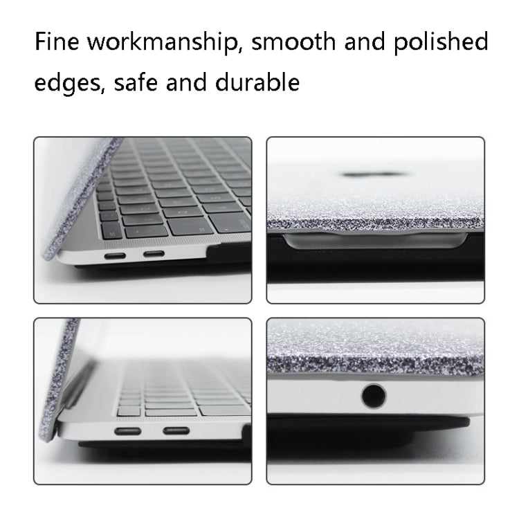 For MacBook Air 13 A1932 / A2179 / A2337 Plane PC Laptop Protective Case (Pure Black)