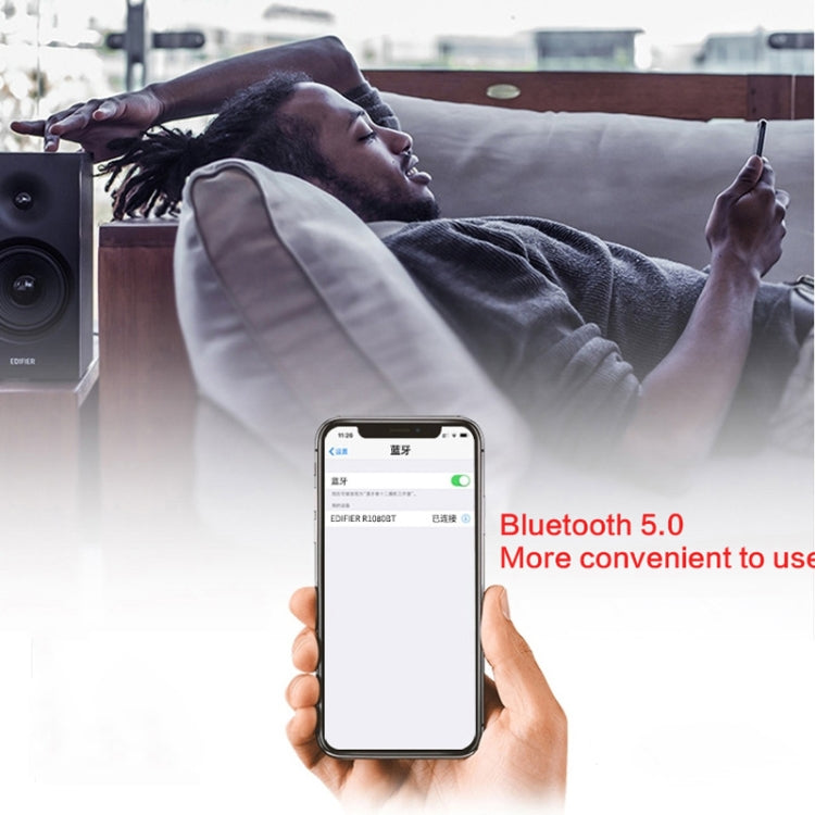Edifier R1080BT Bluetooth Desktop Speaker, US Plug(Black) - free shipping - PMC Jewellery - Order now!