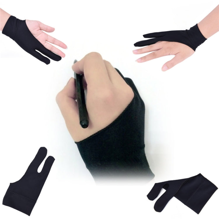 2 Finger Anti-fouling Drawing Glove for Graphics Drawing Tablet, Both for Right and Left Hand(For men) - Others by PMC Jewellery | Online Shopping South Africa | PMC Jewellery | Buy Now Pay Later Mobicred