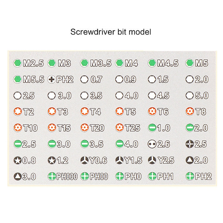 Obadun 9802B 52 in 1 Aluminum Alloy Handle Hardware Tool Screwdriver Set Home Precision Screwdriver Mobile Phone Disassembly Tool(Yellow Box) - free shipping - PMC TechLife - Order now!