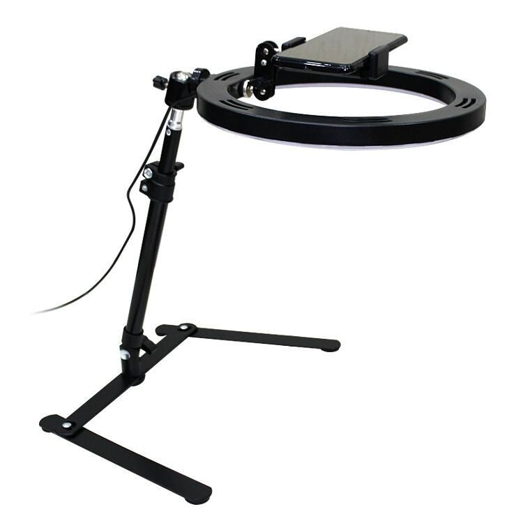 Overhead Shooting Bracket Ring Fill Light Set Live Beautifying LED Light Stand(Overhead Shot Bracket + Lamp)