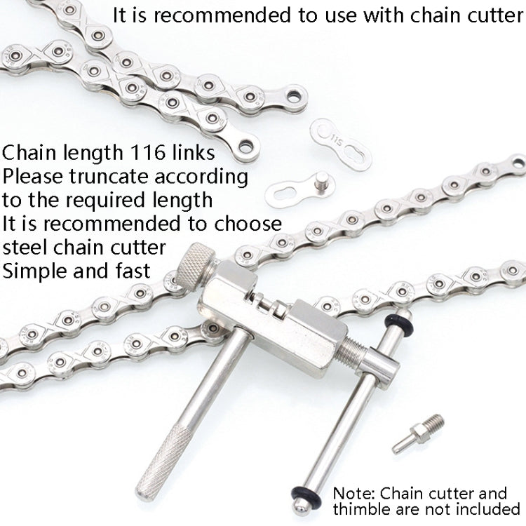 Mountain Road Bike Chain Electroplating Chain, Specification: 10 Speed - Bicycle Chains & Rounds by PMC TechLife | Online Shopping South Africa | PMC TechLife