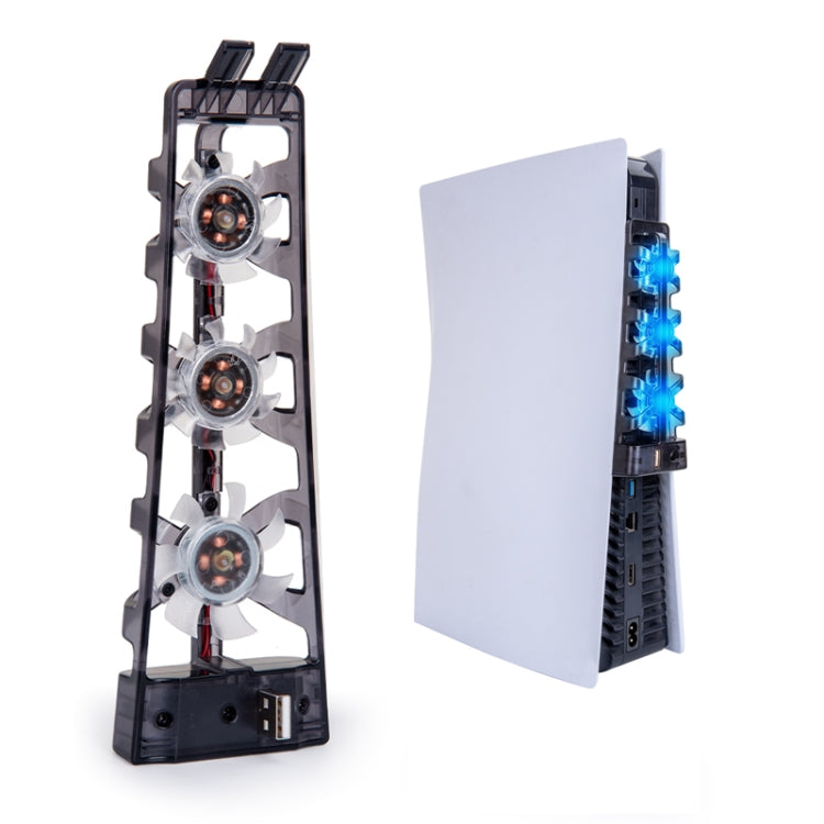 DOBE TP5-1523 The Rear Blu-Ray Fan Host Cooling Fan For PS5(Black) - Others by DOBE | Online Shopping South Africa | PMC Jewellery
