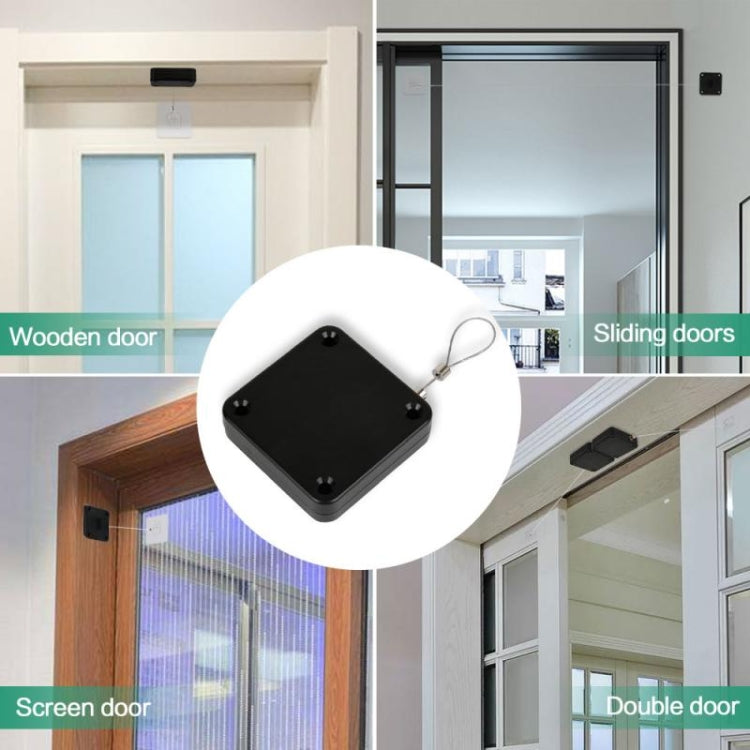 P093 Automatic Doorkeeper Telescher Door Closer Sliding Door Anti-Theft Box, Specification: 2nd Generation Black All Glue 800g 1m - Furniture Accessories by PMC TechLife | Online Shopping South Africa | PMC TechLife
