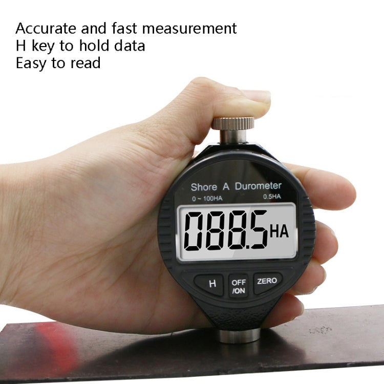 Electronic Digital Display Hard Meter Plastic Rubber Silicone Tire Hardness Meter, Model: 0-100HA A - Measuring Tools by PMC Jewellery | Online Shopping South Africa | PMC Jewellery | Buy Now Pay Later Mobicred