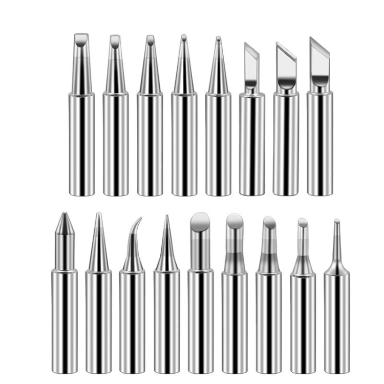 17 PCS / Set Soldering Tips 936 Soldering Station Pure Copper Soldering Iron Tips Lead-Free Soldering Iron Tips - free shipping - PMC Jewellery - Order now!