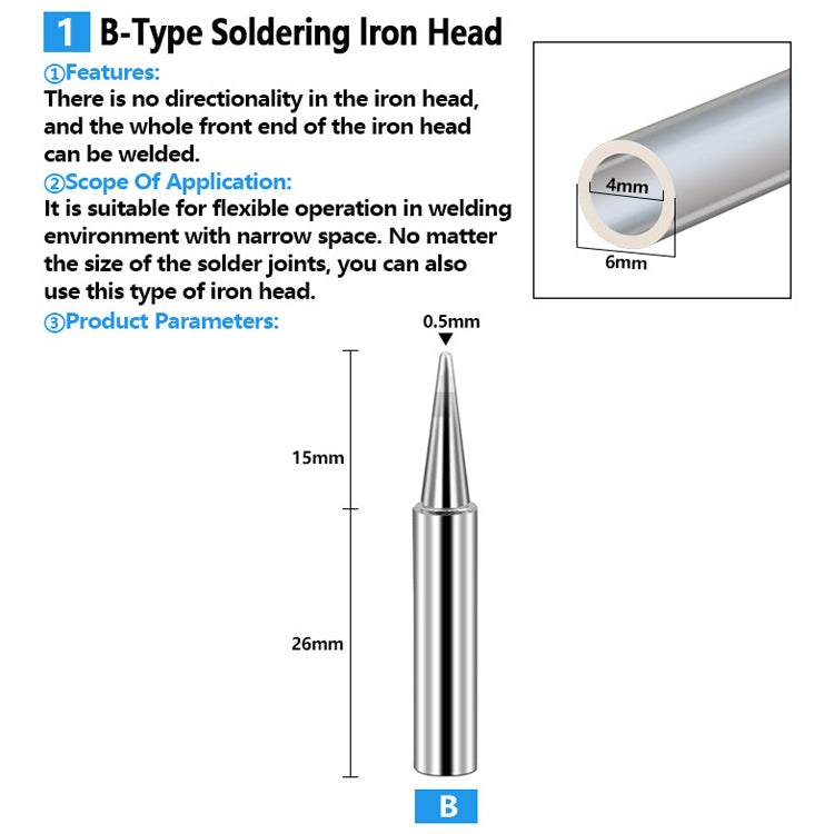 17 PCS / Set Soldering Tips 936 Soldering Station Pure Copper Soldering Iron Tips Lead-Free Soldering Iron Tips - free shipping - PMC Jewellery - Order now!