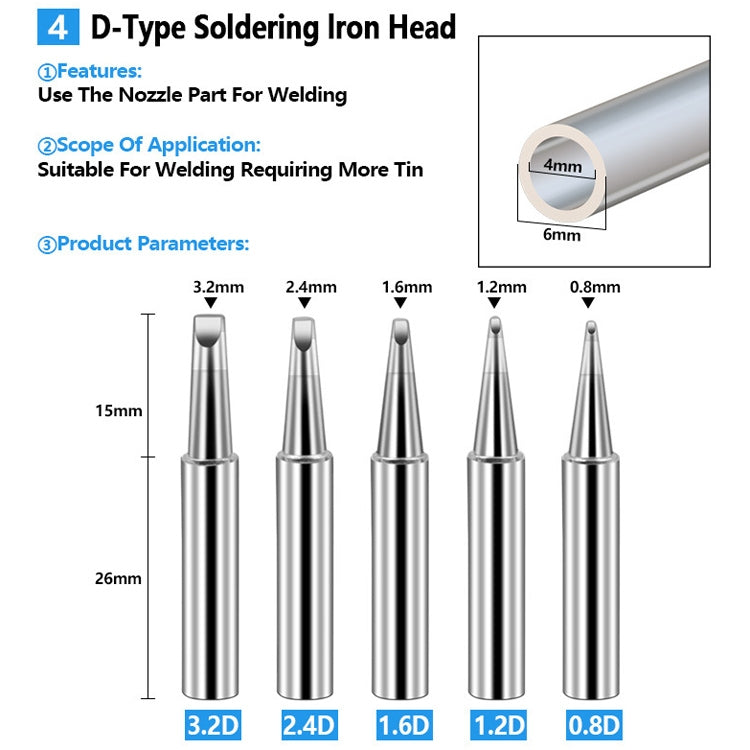 17 PCS / Set Soldering Tips 936 Soldering Station Pure Copper Soldering Iron Tips Lead-Free Soldering Iron Tips - free shipping - PMC Jewellery - Order now!