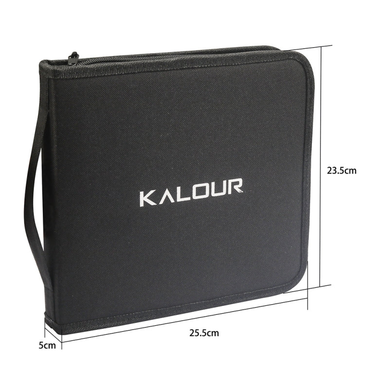 KALOLR YW-PC083 83 in 1 Portable Sketch Tool Water-Soluble Color Lead Metal Color Lead Combination Sketch Drawing Set(Black) - free shipping - PMC Jewellery - Order now!