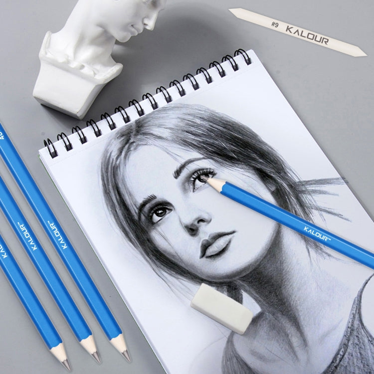 KALOUR 33 in 1 Sketch Pencil Set Beginner Brush Art Supplies(Black) - Art Supplies by KALOUR | Online Shopping South Africa | PMC Jewellery | Buy Now Pay Later Mobicred