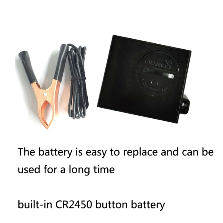 ZSB-03 Chain Saw Tachometer Gasoline Engine Lawn Mower High Tachometer Digital Display Induction Pulse Tachometer, Specification: Double Button Clip Version