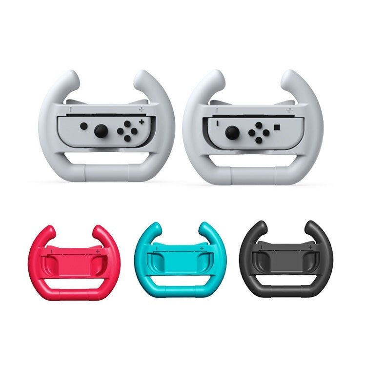 DOBE Left And Right Handle Steering Wheel For Switch OLED / Switch, Specification: Red + Blue(2PCS/Pack) - Gamepads by DOBE | Online Shopping South Africa | PMC Jewellery