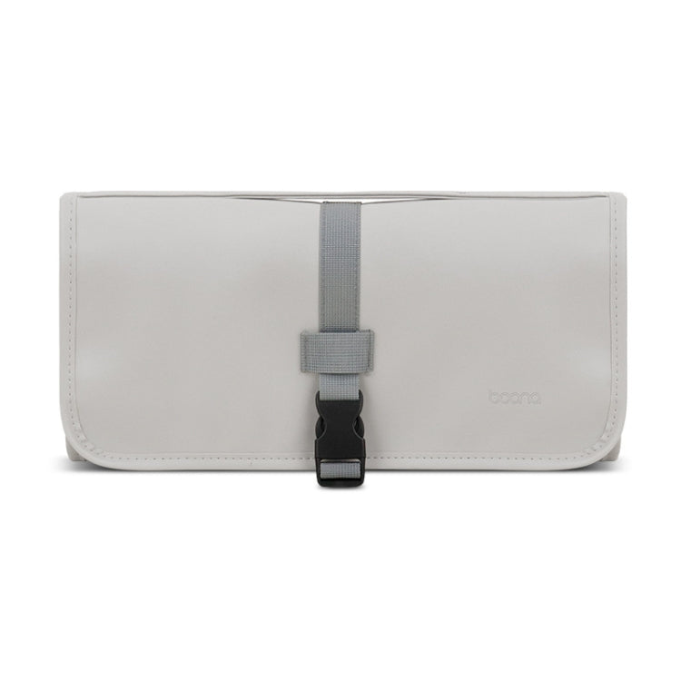 Baona BN-DS004 PU Leather Portable Storage Bag For Dyson Hair Curler(Grey)