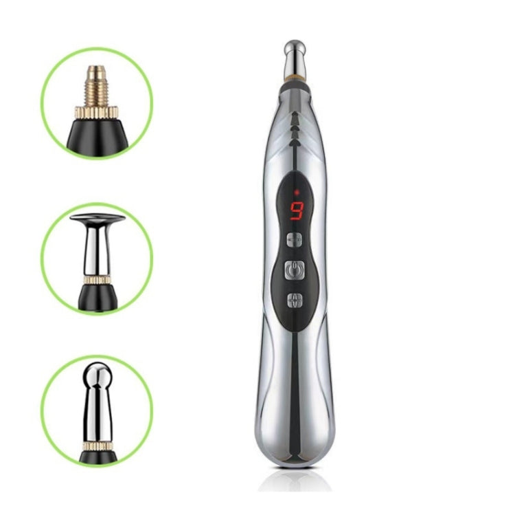 Circulating Energy Automatic Point Finding Meridian Pen Home Pain Electronic Acupuncture Pen Specifications: 3 Head Color Box (Charging Model)