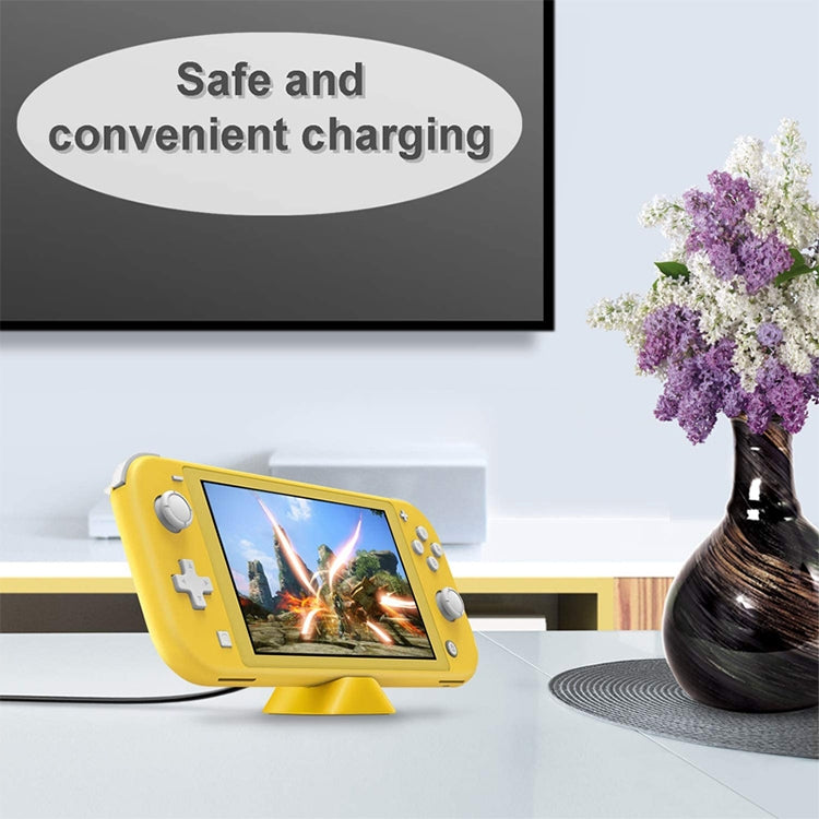 2 PCS DOBE TNS-19062 Host Charging Bottom Portable Triangle Game Console Charger For Switch / Lite(Yellow) - Charger & Power by DOBE | Online Shopping South Africa | PMC Jewellery | Buy Now Pay Later Mobicred