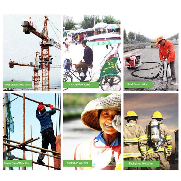 Construction Site Outdoor Construction Foldable Reflective Safety Sun Hat, Size: One Size(Fluorescent Orange) - Workplace Safety Supplies by PMC TechLife | Online Shopping South Africa | PMC TechLife