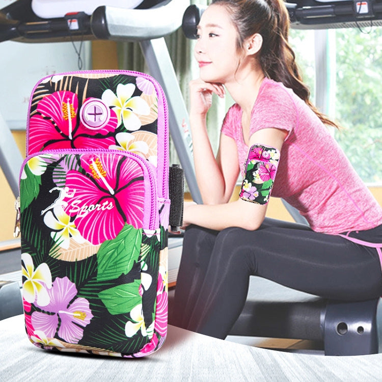 2 PCS B031 Running Mobile Phone Sports Arm Bag Outdoor Sports Fitness Mobile Phone Bag Wrist Bag(Gray) - 5.5~6.5 inch by PMC TechLife | Online Shopping South Africa | PMC TechLife | Buy Now Pay Later Mobicred