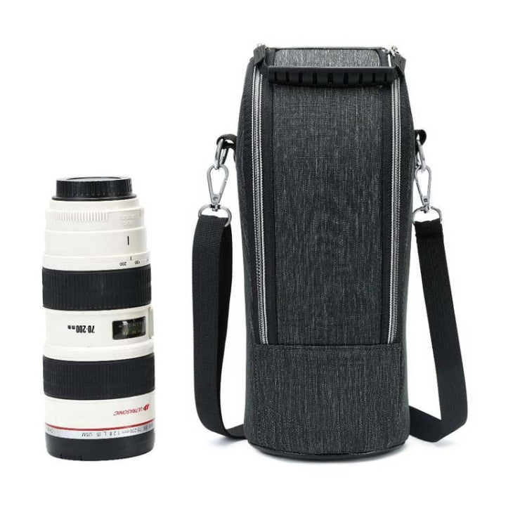 DULUDA 302 Breathable Waterproof And Shockproof Telephoto Camera Lens Bag(Gray Black) - free shipping - PMC Jewellery - Order now!