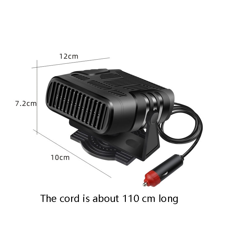 12V Black Car Heater Cold And Warm Wind Defrosting And Snow Demister - Heating & Fans by PMC Jewellery | Online Shopping South Africa | PMC Jewellery | Buy Now Pay Later Mobicred