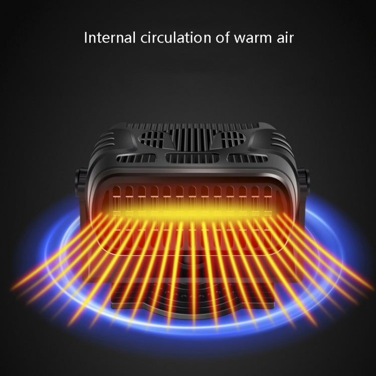 12V Black Car Heater Cold And Warm Wind Defrosting And Snow Demister - Heating & Fans by PMC Jewellery | Online Shopping South Africa | PMC Jewellery | Buy Now Pay Later Mobicred
