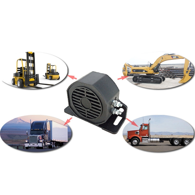 12-48V Car Forklift Truck Truck Excavator Reversing Horn Water-resistant Dripping Sound Horn
